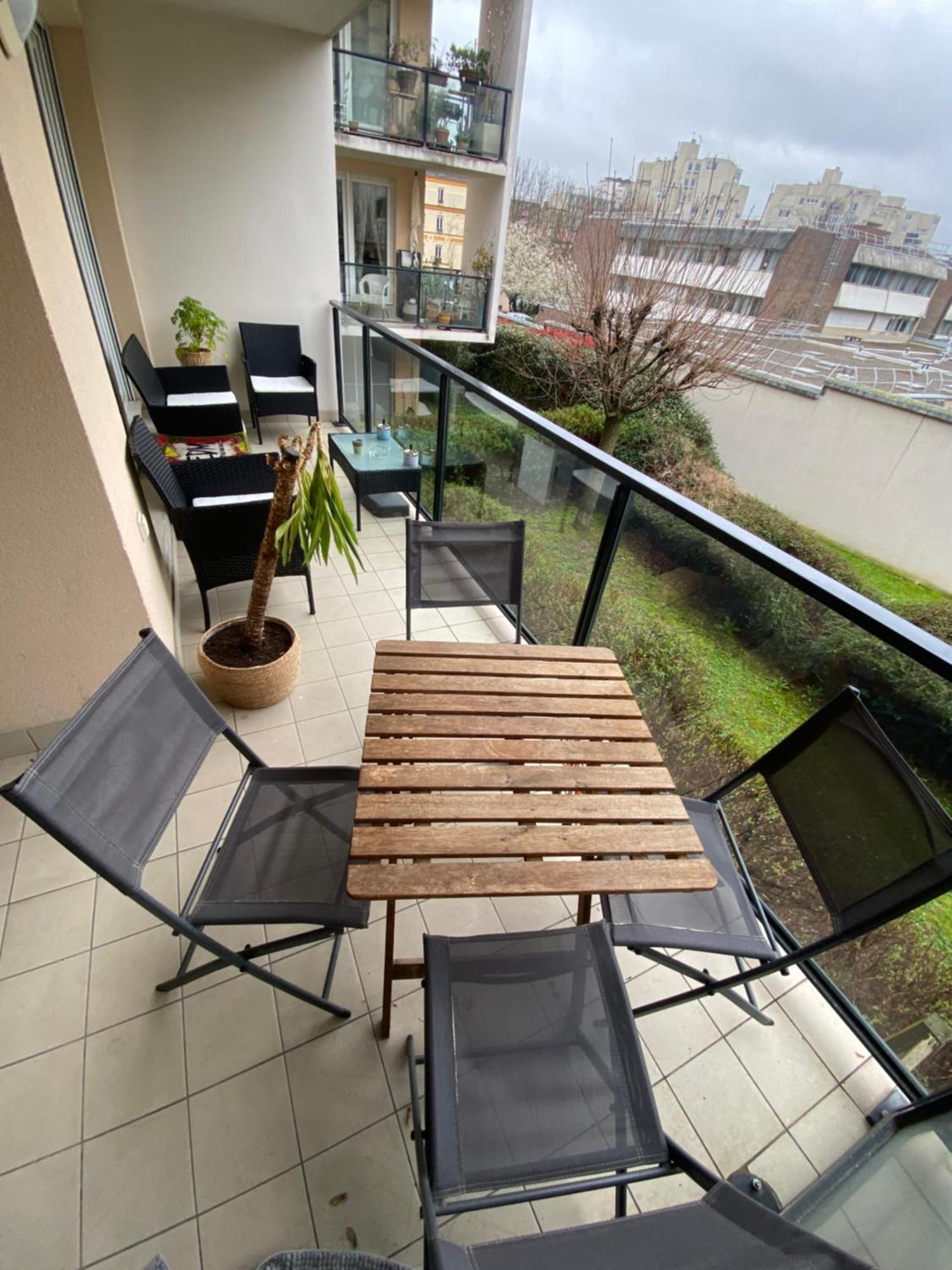 Spacieux 3 Pieces Sur Jardin อีวรี-ซูร์-แซ็น ภายนอก รูปภาพ